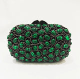 Phatbird Big Rhinestone Gem Clutch Purse
