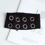 The Phatbird Punk Eyelet Wide Headband