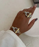Phatbird Buckle Bracelets and Ring Stainless Steel Set