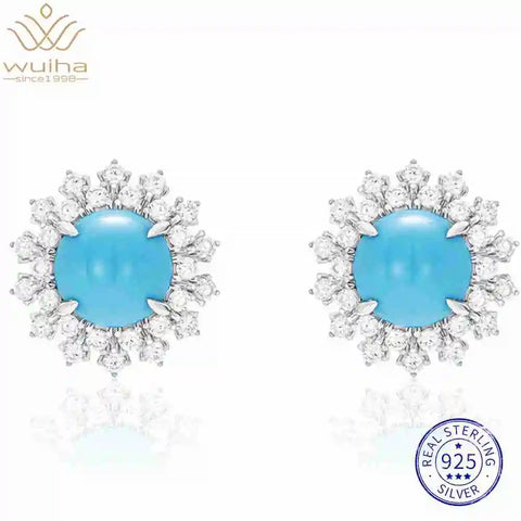 Phatbird Sterling Silver Turquoise Studs