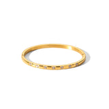 The Phatbird Tarnish-Free Cubic Zirconia Bangle