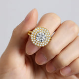 Phatbird Diamond Halo Ring