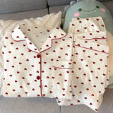 Phatbird Women’s Sweet Love Heart Pajama Set