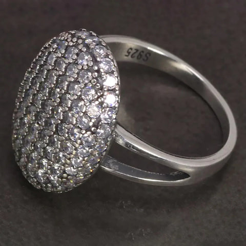 Phatbird Pavé Dome Zirconia Statement Ring