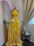 Phatbird Sleeveless Print Mermaid Maxi Dress