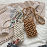 phatbird Braided Crochet Crossbody Phone Bag