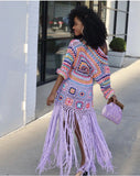 Crotchet Tassel Boho Beachwear Cover