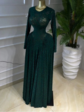 Phatbird Long Sleeve A-line Maxi Dress