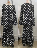 Phatbird Polka Dot Fishtail Maxi Dress
