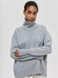 Phatbird Velvet-Touch Ruched Mock Neck Sweater