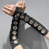 The Phatbird Punk Eyelet Wide Headband
