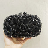 Phatbird Big Rhinestone Gem Clutch Purse
