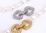 Phatbird 18K Gold Inlaid Zircon Clasps