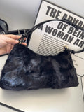Real Fur Shoulder Bag Women