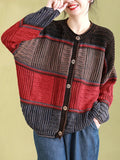 Phatbird Luxe Striped Knit Cardigan