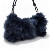 Winter Fox Fur Women's Fashion Bag