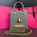 Phatbird Red Smiling Face Crossbody Bag