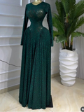 Phatbird Long Sleeve A-line Maxi Dress