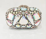 Phatbird Big Rhinestone Gem Clutch Purse