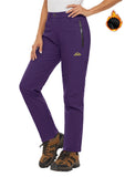 Blue Grey Fleece Lined Ski Pants