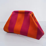 Phatbird Colorblock Crochet Dumpling Hobo Bag