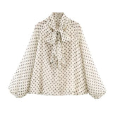 Phatbird Polka Dot Tiered Blouse – Phatbird – view 5