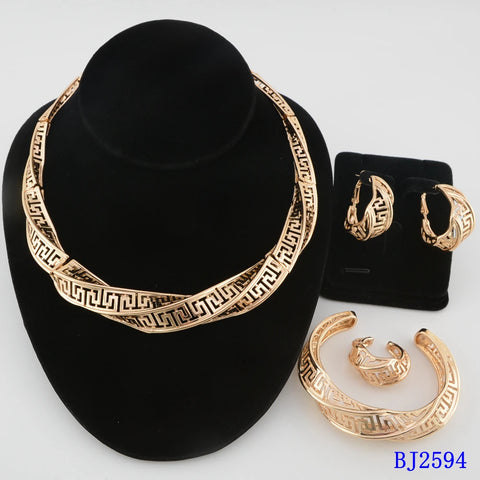 Phatbird African Bridal Gold Set
