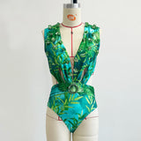 Phatbird Palm Print Swimwear Set