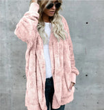 Phatbird oversized hooded fleece cardigan in plush double-sided fleece - view 13