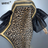 Bubble sleeve pleated luxury party dress