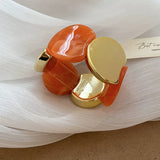 Phatbird Smudged Resin Geometric Bracelet