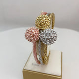 Phatbird Tri-Tone Crystal Bridal Set