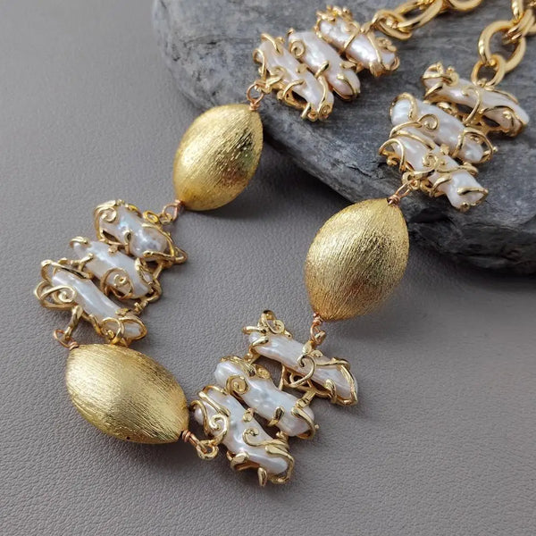 Bead Collar Designer Necklace