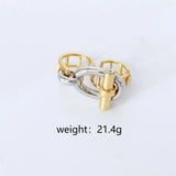Phatbird Buckle Bracelets and Ring Stainless Steel Set