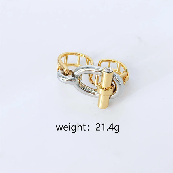 Phatbird Buckle Bracelets and Ring Stainless Steel Set