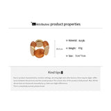 Phatbird Smudged Resin Geometric Bracelet