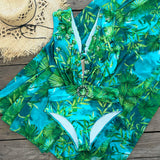Phatbird Palm Print Swimwear Set