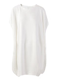 Black White One Size Mini Dress