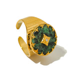 Phatbird Vintage Gold Plated Stainless Steel Ring