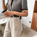 Phatbird Braided Crochet Crossbody Phone Bag