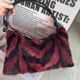 Real Fur Shoulder Bag Women