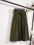 Phatbird Pleated High Waist Midi Skirt – Phatbird – view 11