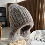 Luxury Mink Fur Beanie