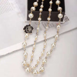 Phatbird Camellia Pearl Layered Necklace