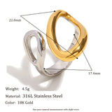 Phatbird Stainless Steel Double Color Ring