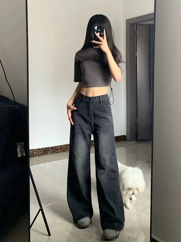 Phatbird Y2K Retro High-Waist Baggy Jeans