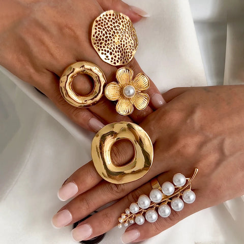 Geometric Creative Adjustable Rings