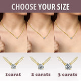 Luxury Moissanite Cuban Link Pendant Necklace