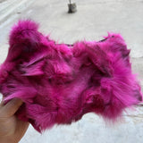 Winter Fox Fur Women's Fashion Bag