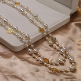 Phatbird Camellia Pearl Layered Necklace